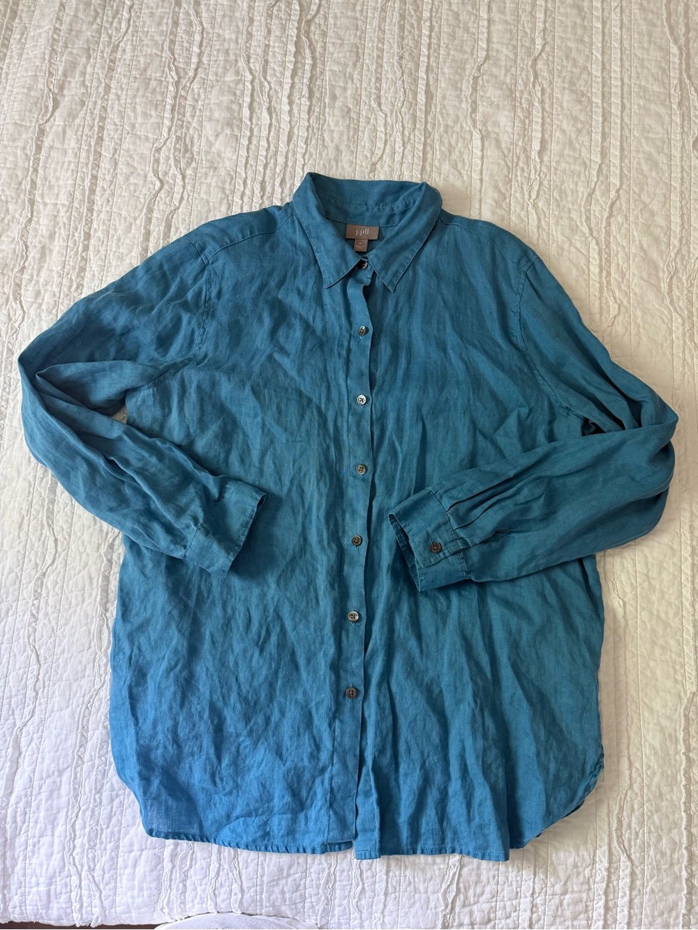 3 J Jill Linen Button Down Shirts M - Picture 13 of 16